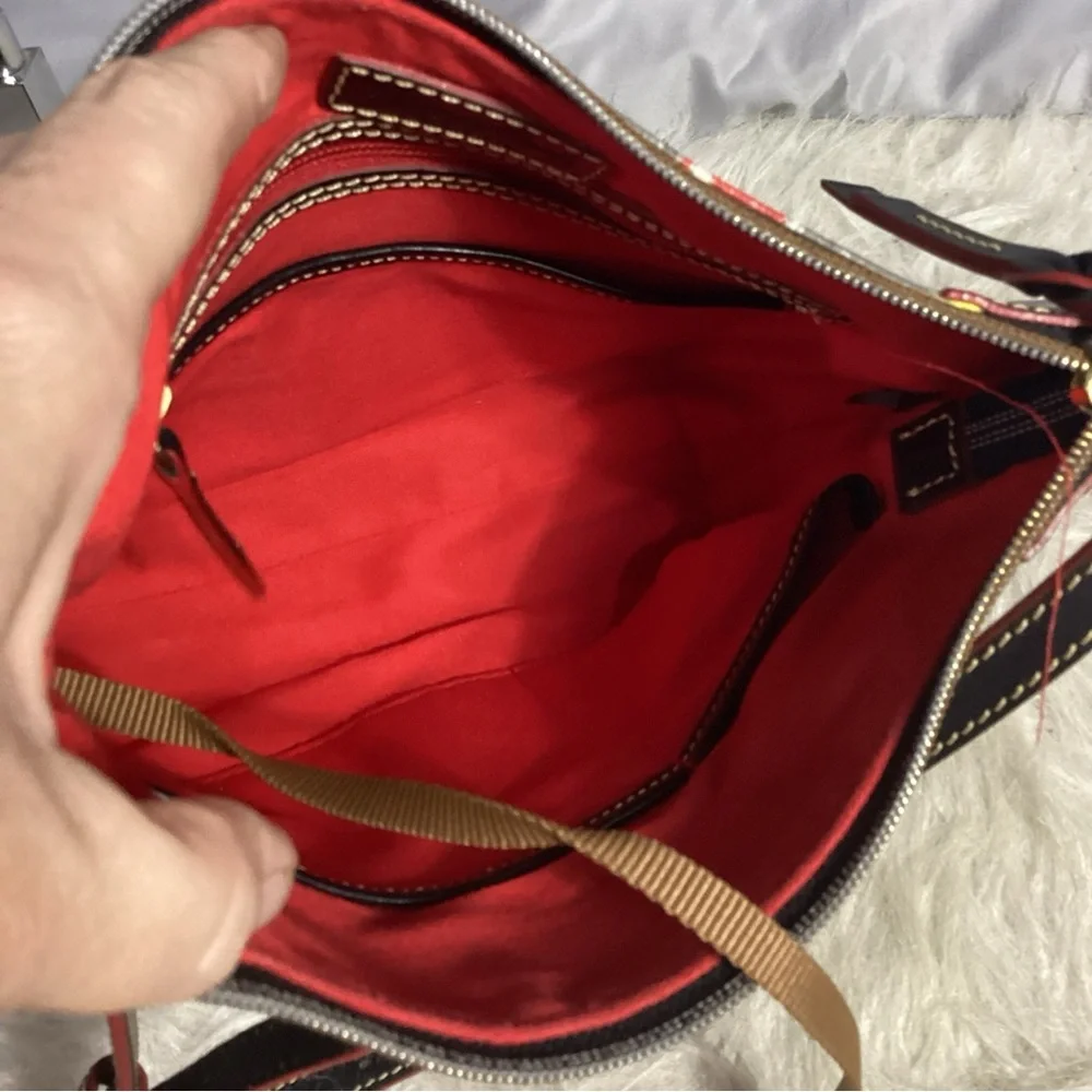 Dooney & Bourke x Disney Mickey Mouse Body Parts Crossbody Shoulder Bag - Picture 7 of 11